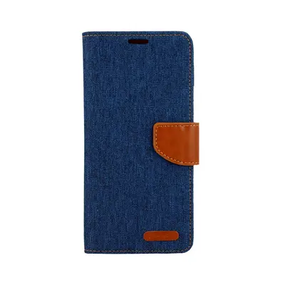 Pouzdro Canvas Xiaomi Redmi 13C knížkové modré tmavé 121363