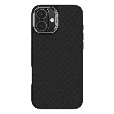 Zadní kryt Benks Magnetic Armor Pro Kevlar Metal Frame 600D pro iPhone 16 Plus černý