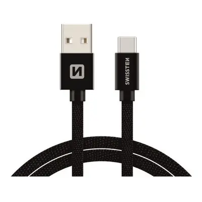 Datový kabel Swissten USB-C 2m černý 67816