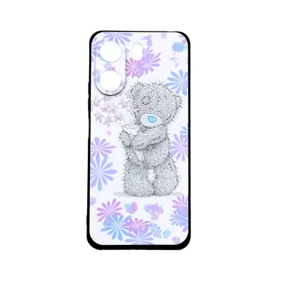 Kryt TopQ Xiaomi Redmi 13C Floral Teddy 117578