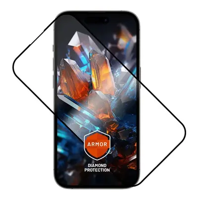 Ultra odolné tvrzené sklo FIXED Armor s Anti-dust aplikátorem a AR vrstvou pro Apple iPhone 15 -