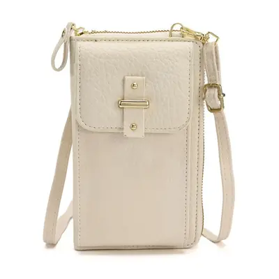 Kabelka TopQ Crossbody na mobil s popruhem bílá 125828