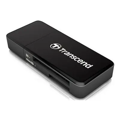 Čtečka paměťových karet TRANSCEND RDF5 USB 3.1 typ A se dvěma sloty černá 60232