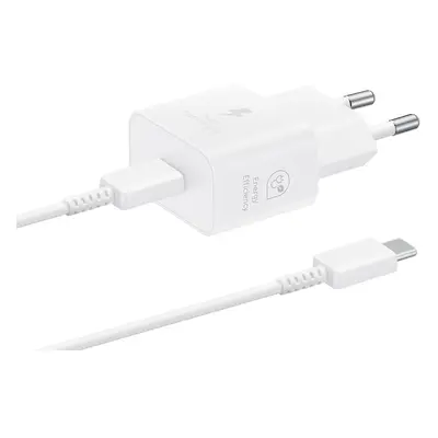 Originální rychlonabíječka Samsung EP-T2510EWE + datový kabel USB-C EP-DN980BWE 25W bílá (OOB Bu