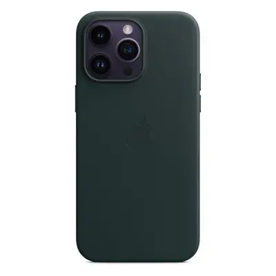 Zadní kryt MPPN3FE/A Apple Kožený vč. MagSafe pro iPhone 14 Pro Max Forest Green