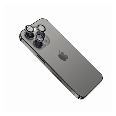 Ochranná skla čoček fotoaparátů FIXED Camera Glass pro Apple iPhone 16-16 Plus, space gray