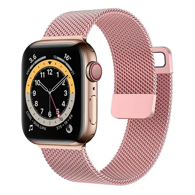 Řemínek Milanese pro Apple Watch 42-44-45 mm rosegold