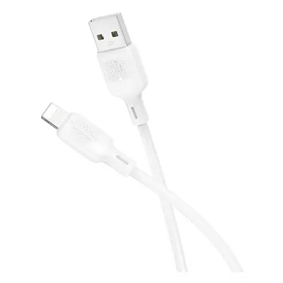 Datový kabel Borofone BX113 Lenny USB-A - Lightning 2,4A 1m bílý