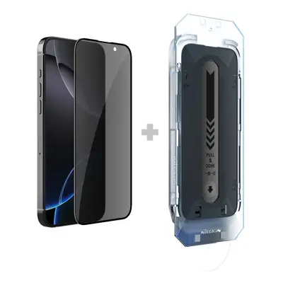 Tvrzené sklo Nillkin 0.25mm Guardian 2.5D pro Apple iPhone 16 Pro Black (s aplikátorem)