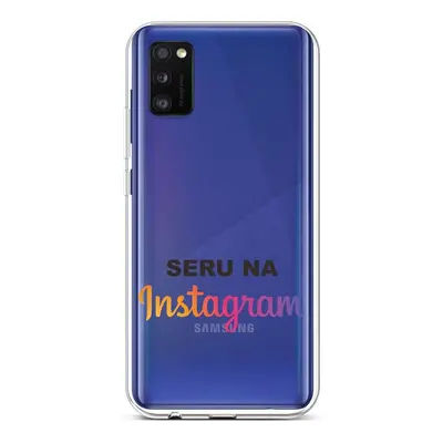 Kryt TopQ Samsung A41 silikon Instagram 51408