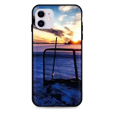 Kryt TopQ iPhone 11 silikon Hockey Sunset 48910