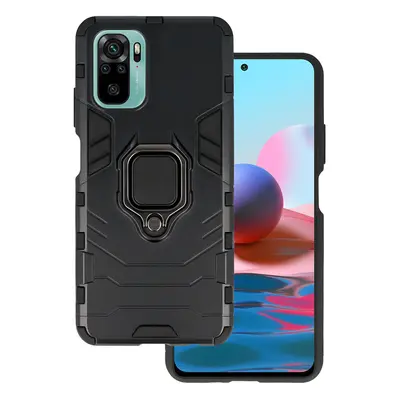 Zadní kryt Ring Armor pro Xiaomi Redmi Note 10/Note 10S/Poco M5S černý