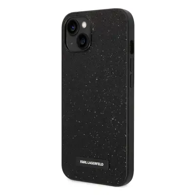 Karl Lagerfeld Glitter Plague Zadní Kryt pro iPhone 14 Plus Black