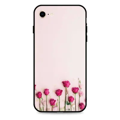 Kryt TopQ iPhone SE 2020 silikon Roses 49294