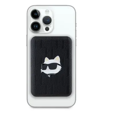 Powerbanka Karl Lagerfeld Embossed Choupette Head MagSafe 5000mAh Black