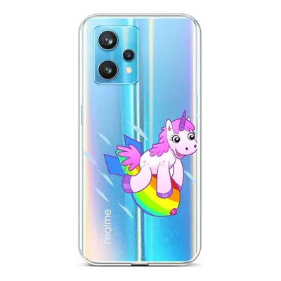 Kryt TopQ Realme 9 Pro+ silikon Flying Unicorn 73226