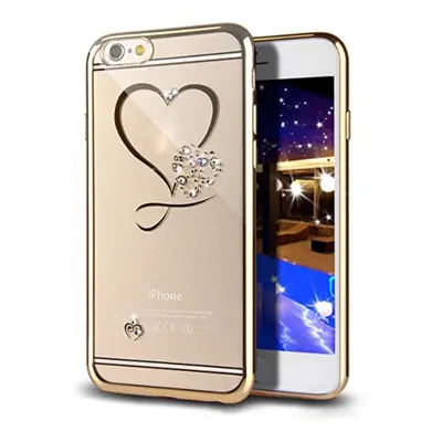 Kryt TopQ iPhone SE 2020 Sweet Heart zlatý 131267