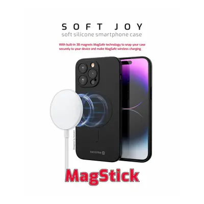 Zadní kryt Swissten Soft Joy Magstick na iPhone SE 2020 - SE 2022 - 7 - 8 černý