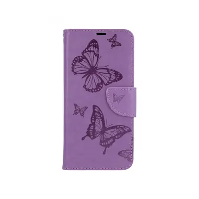 Pouzdro TopQ Xiaomi Redmi Note 8T knížkové Butterfly fialové 64479