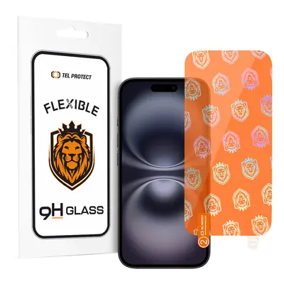 Tel Protect Best Flexible Hybrid Glass pro iPhone 16 Plus