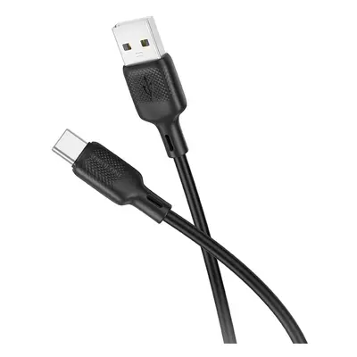 Datový kabel Borofone BX113 Lenny - USB-A - USB-C 3A 1m černý