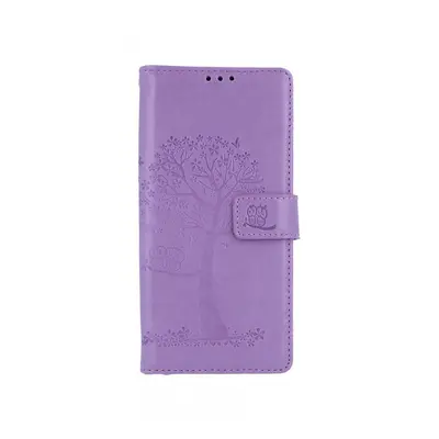 Kryt TopQ Xiaomi Redmi 9 knížkový Fialový strom sovičky 53910