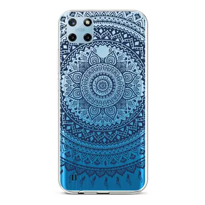 Kryt TopQ Realme C25Y silikon Navy Mandala 70612