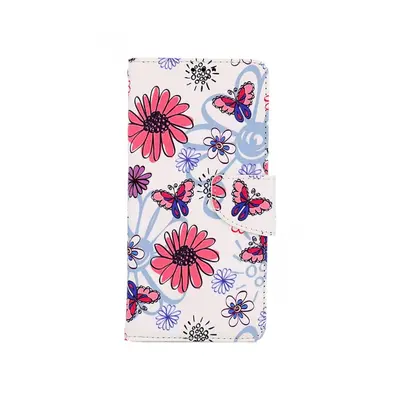 Pouzdro TopQ Realme C35 knížkové Flowers 74894