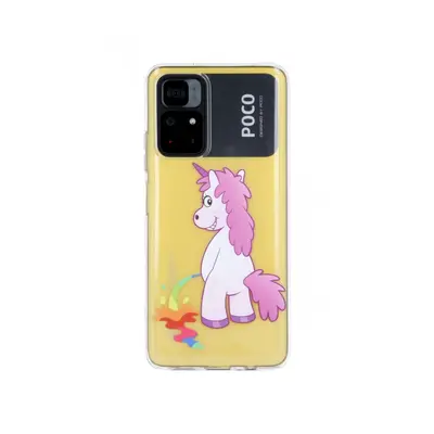 Kryt TopQ Xiaomi Poco M4 Pro 5G silikon Rude Unicorn 71221