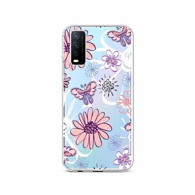 Kryt TopQ Vivo Y11s silikon Flowers 56897