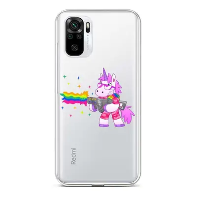 Kryt TopQ Xiaomi Redmi Note 10 silikon Rainbow Gun 59053