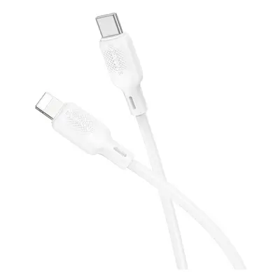 Datový kabel Borofone BX113 Lenny USB-C - Lightning PD 27W 1m bílý