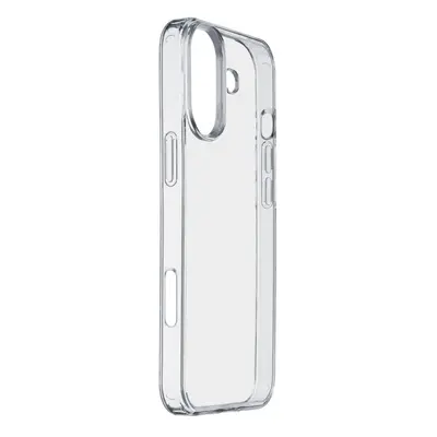 Zadní čirý kryt s ochranným rámečkem Cellularline Clear Duo pro Apple iPhone 16 Plus