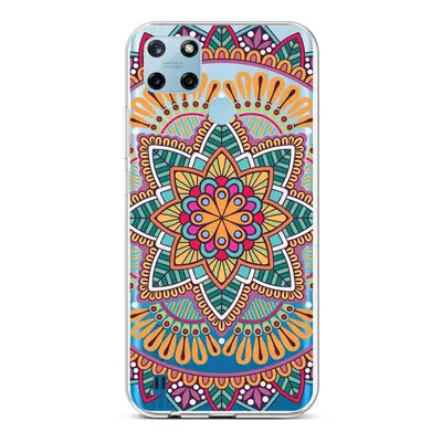 Kryt TopQ Realme C25Y silikon Happy Mandala 70628