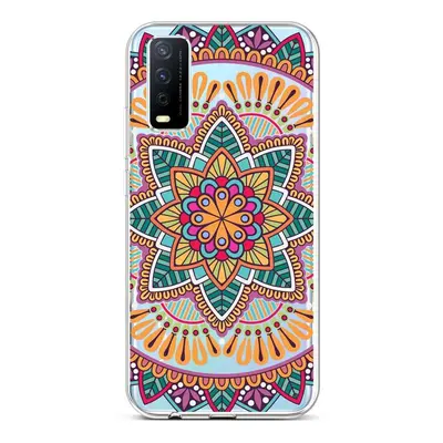 Kryt TopQ Vivo Y20s silikon Happy Mandala 66944