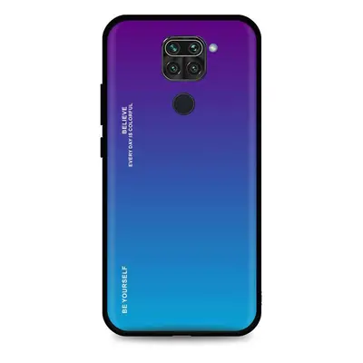 Kryt TopQ LUXURY Xiaomi Redmi Note 9 pevný duhový purpurový 49994