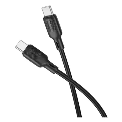 Datový kabel kabel BX113 Lenny USB-C - USB-C PD 60W 3A 2m černý