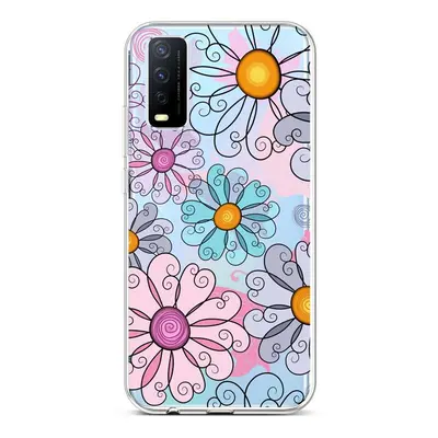 Kryt TopQ Vivo Y20s silikon Colorful Daisy 66961