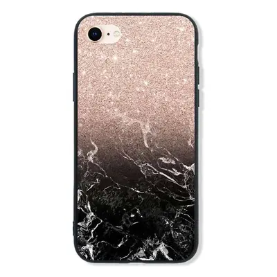 Kryt TopQ LUXURY iPhone SE 2020 pevný Sparkling Marble 49254