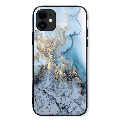 Kryt TopQ LUXURY iPhone 11 pevný Marble Blue 45394