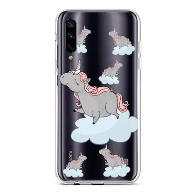 Kryt TopQ Xiaomi Mi A3 silikon Grey Unicorns 45086