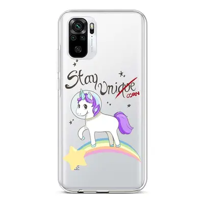 Kryt TopQ Xiaomi Redmi Note 10 silikon Stay Unicorn 58080