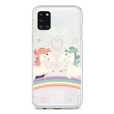 Kryt TopQ Samsung A31 silikon Unicorn Love 50923