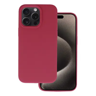 Zadní kryt Silicone Lite na iPhone 16 Pro Max vínový