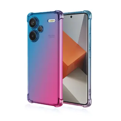 Kryt TopQ Xiaomi Redmi Note 13 Pro+ 5G Shock duhový modro-růžový 118186