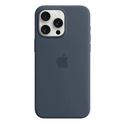 Zadní kryt MT1P3ZM/A Apple Silikonový vč. Magsafe pro iPhone 15 Pro Max Storm Blue