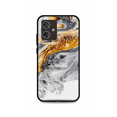 Kryt TopQ LUXURY Motorola Moto G54 5G Marble šedo-zlatý 123881