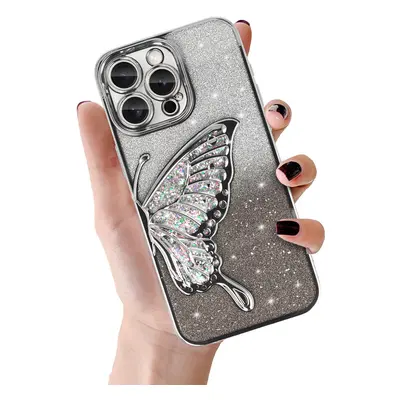 Zadní kryt Tel Protect Butterfly Water pro iPhone 13 stříbrný