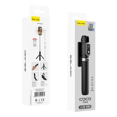 Selfie tripod tyč Blavec Coco P04 Bluetooth 0,7 m (SSCP04-TRB07) černá