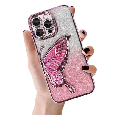 Zadní kryt Tel Protect Butterfly Water pro iPhone 15 Pro růžový